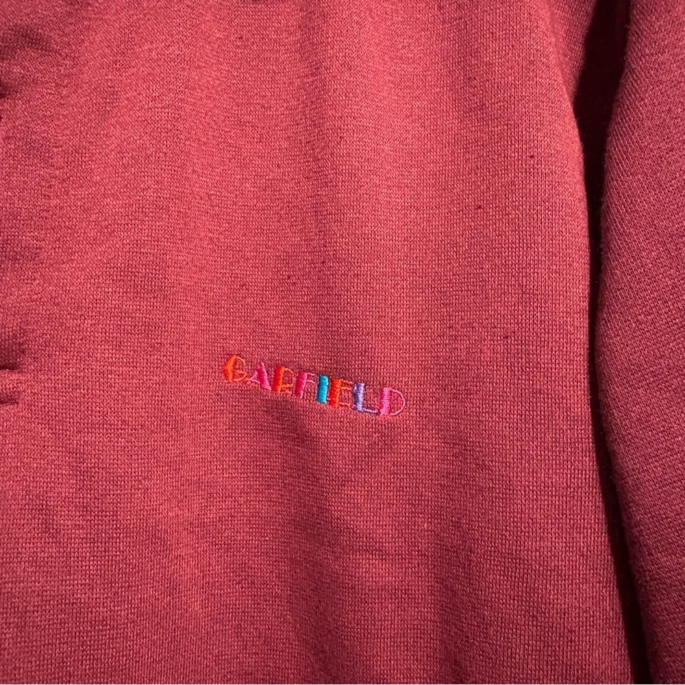 Vintage Rare Garfield Polo Sweatshirt Small - Picture 9 of 9